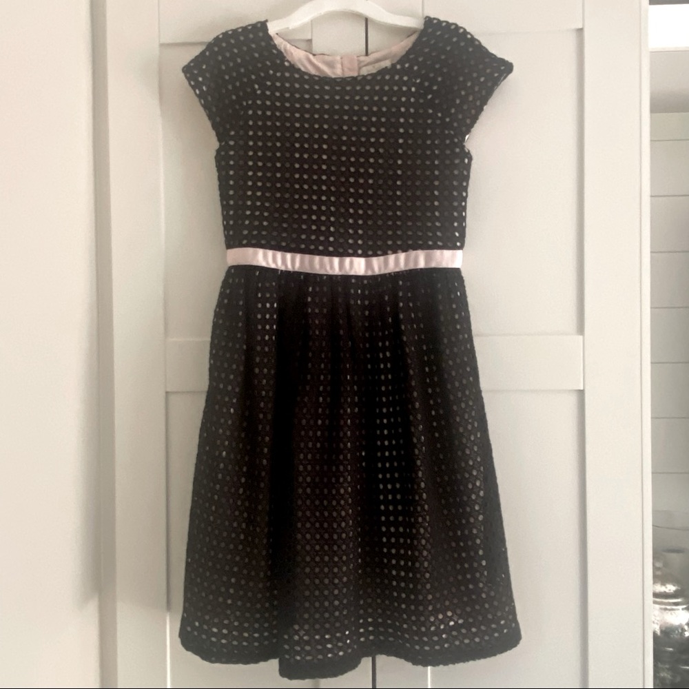 Kate Spade Black Eyelet Special Occasion Dress